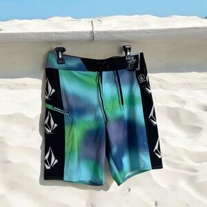 Volcom Lido Iconic Mod 19 Multicolor Board Shorts Mod‎ Tech